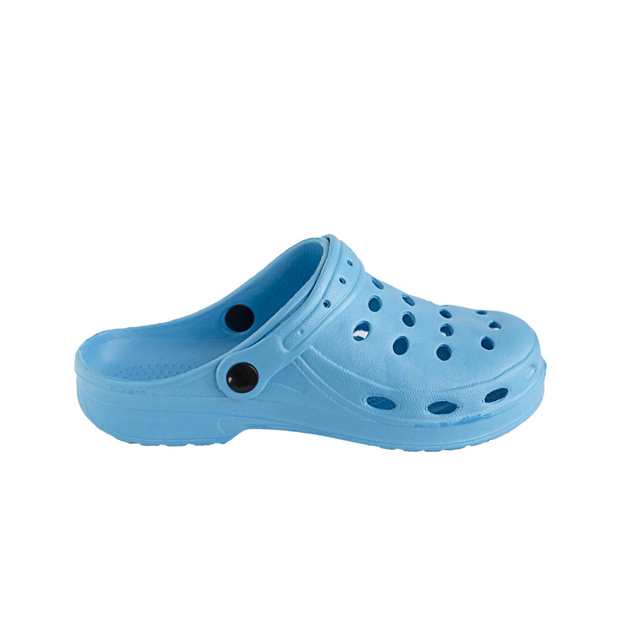 Zuecos Tipo Crocs Adulto Color Azul Celeste | Comprar Zuecos Online