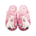 Zapatilla de Casa Perro Rosa