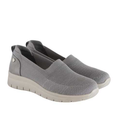 Mocasines Textiles  Amarpies Gris