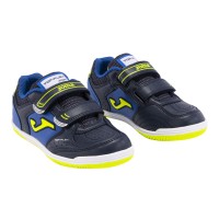 Zapatillas Joma Fútbol Sala Indoor Azul Velcro