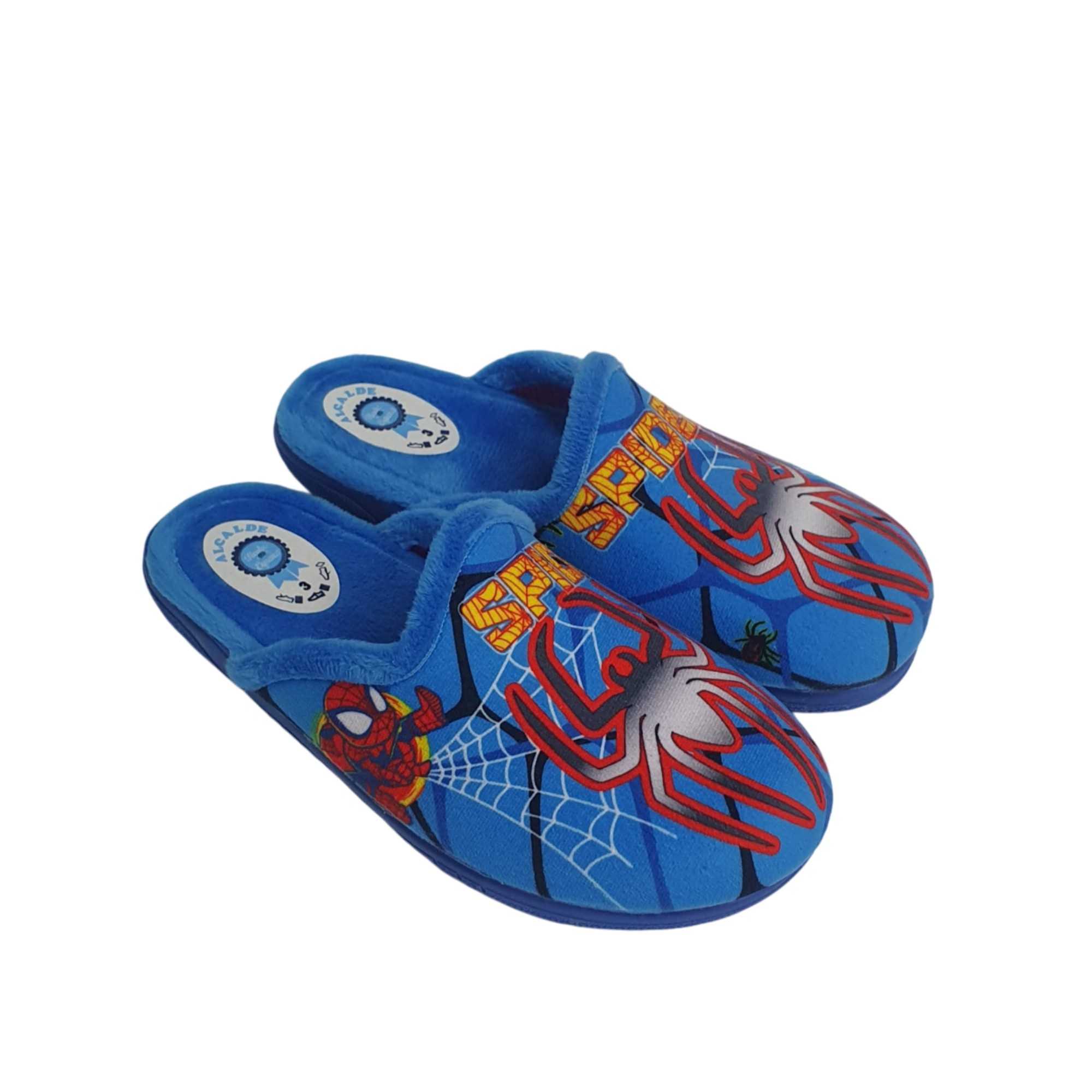 Zapatilla de Casa Spider Azul